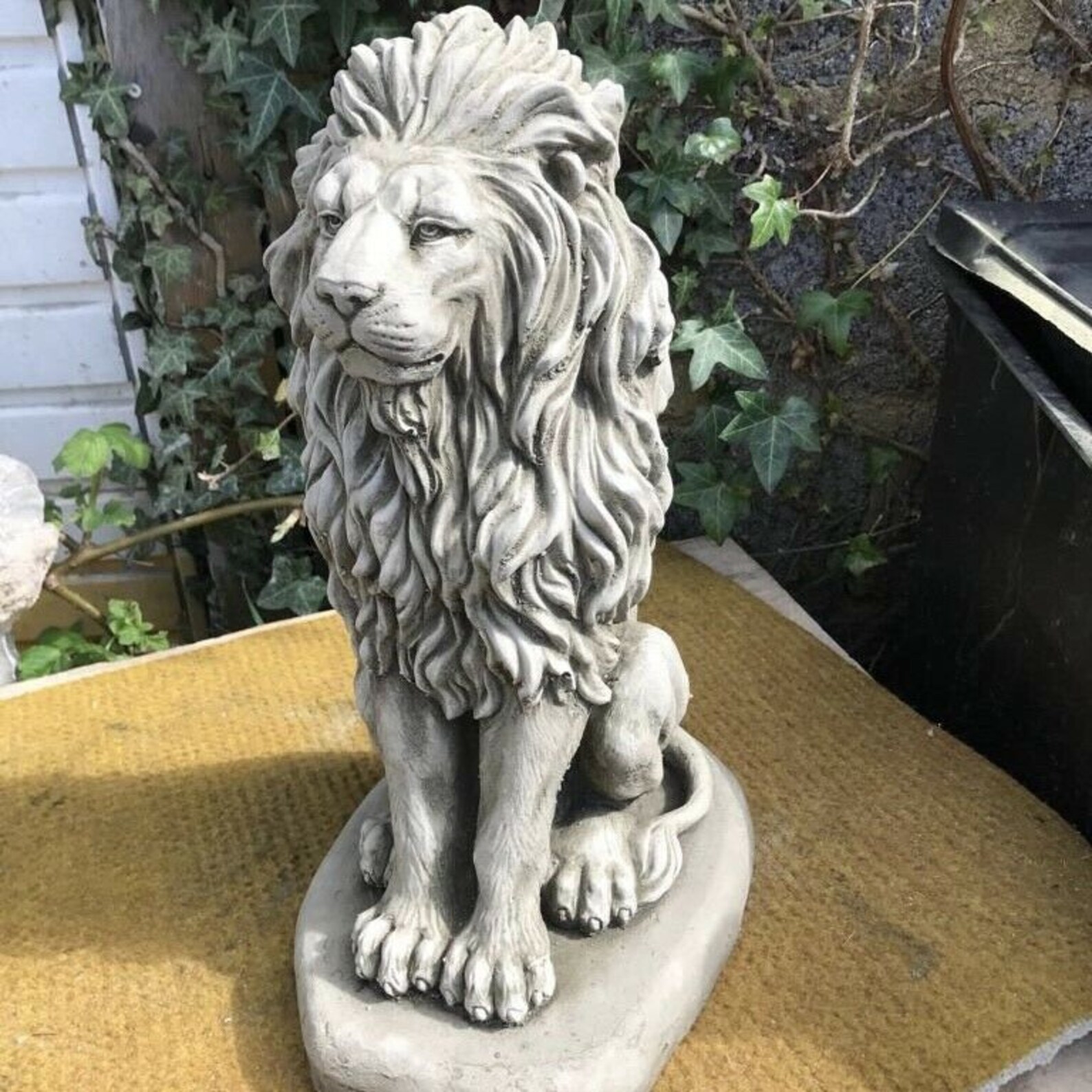 Aufrechter Löwe Statue beton Beton afrikanische Tier garten Etsy