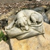 Greek Lady Garden Statue – 53cm Antique Stone Finish – Classical Roman Sculpture
