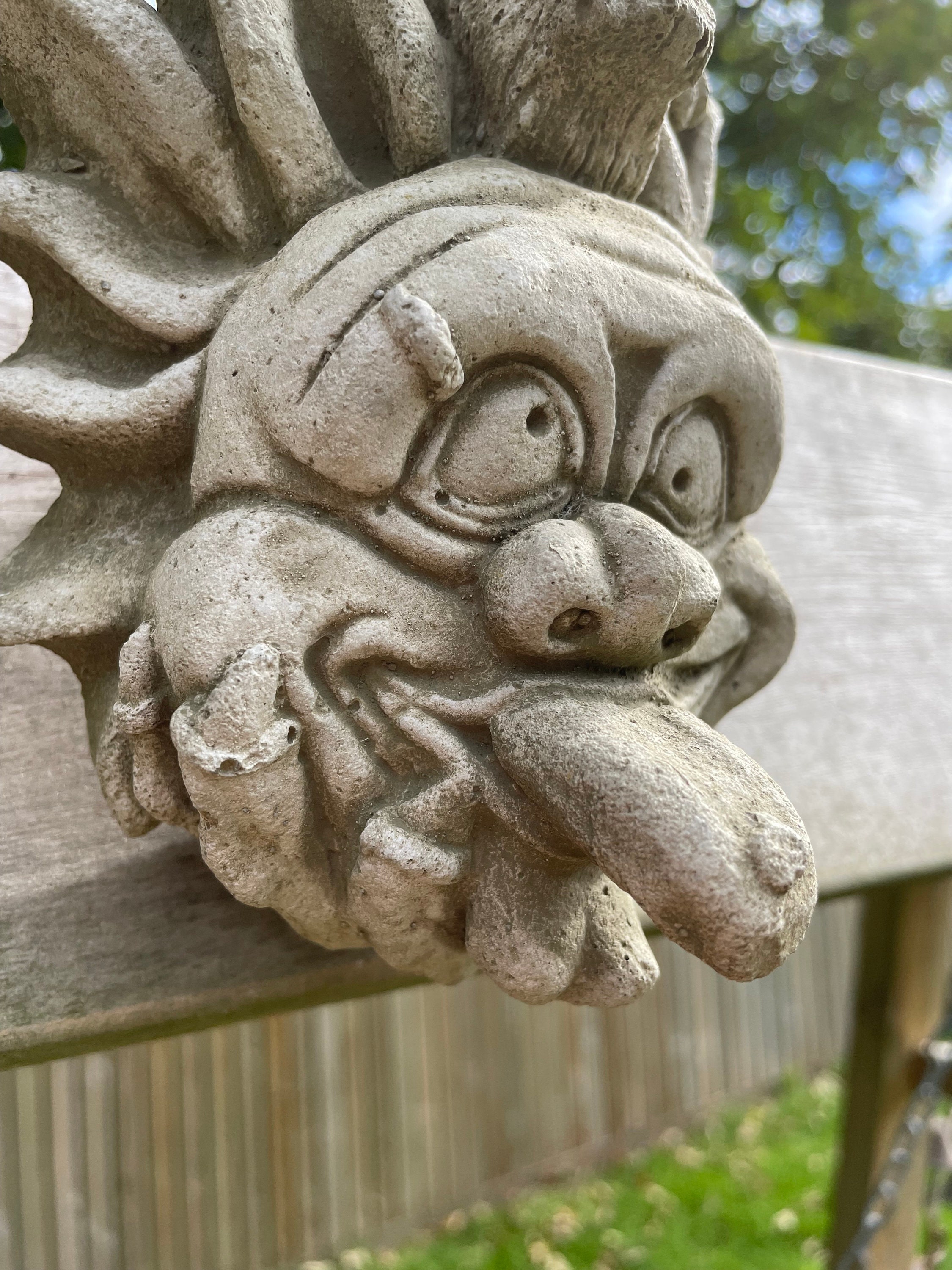 Outdoor Statues wall hanging gargoyle mythical outdoor decor garden