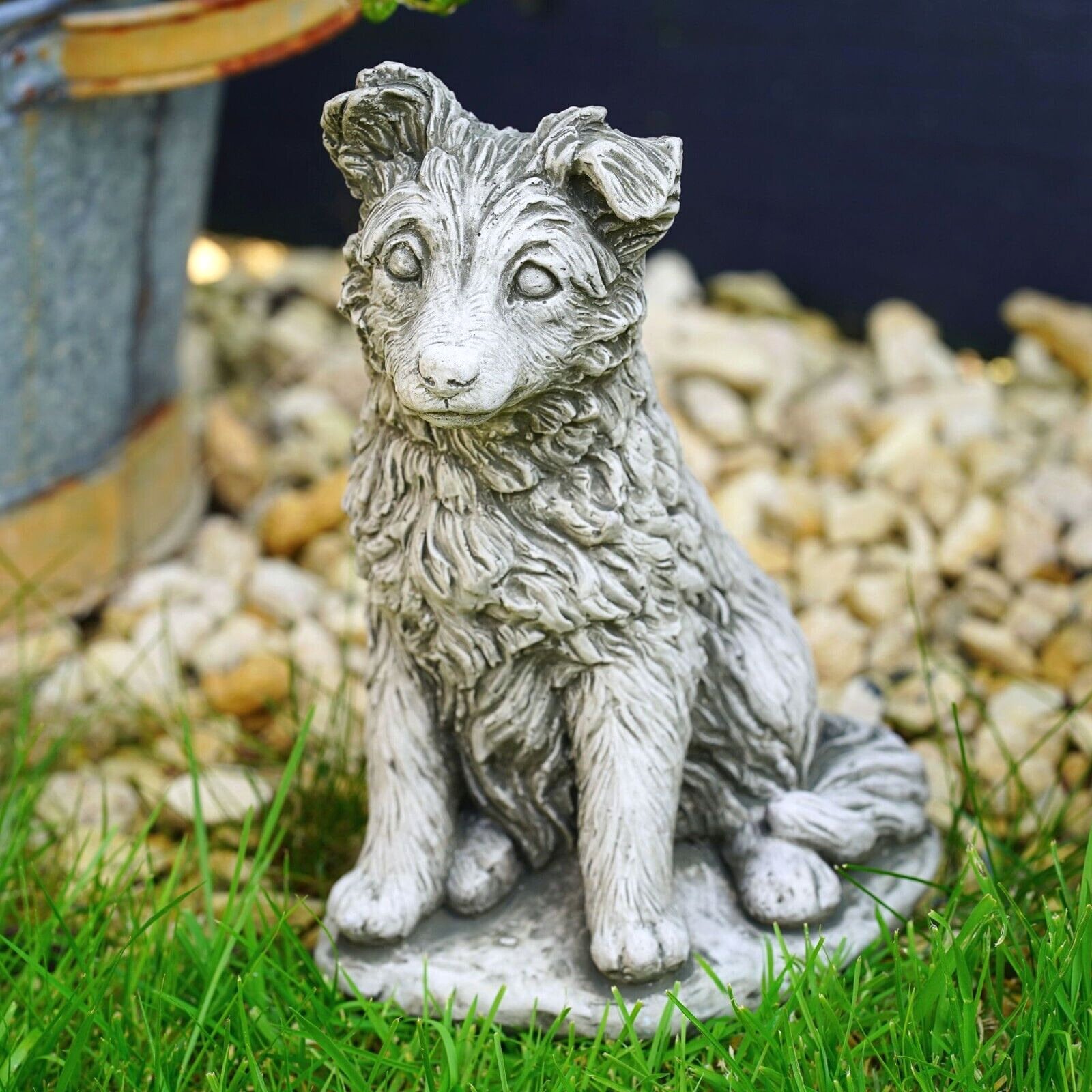 Sheltie garden statue - Etsy 日本