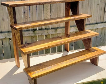 Wood Display Stand Etsy