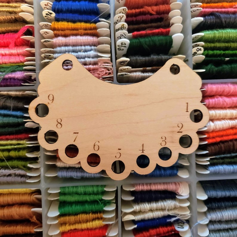 RBG Dissent Collar Embroidery Floss Organizer Thread Minder | Etsy