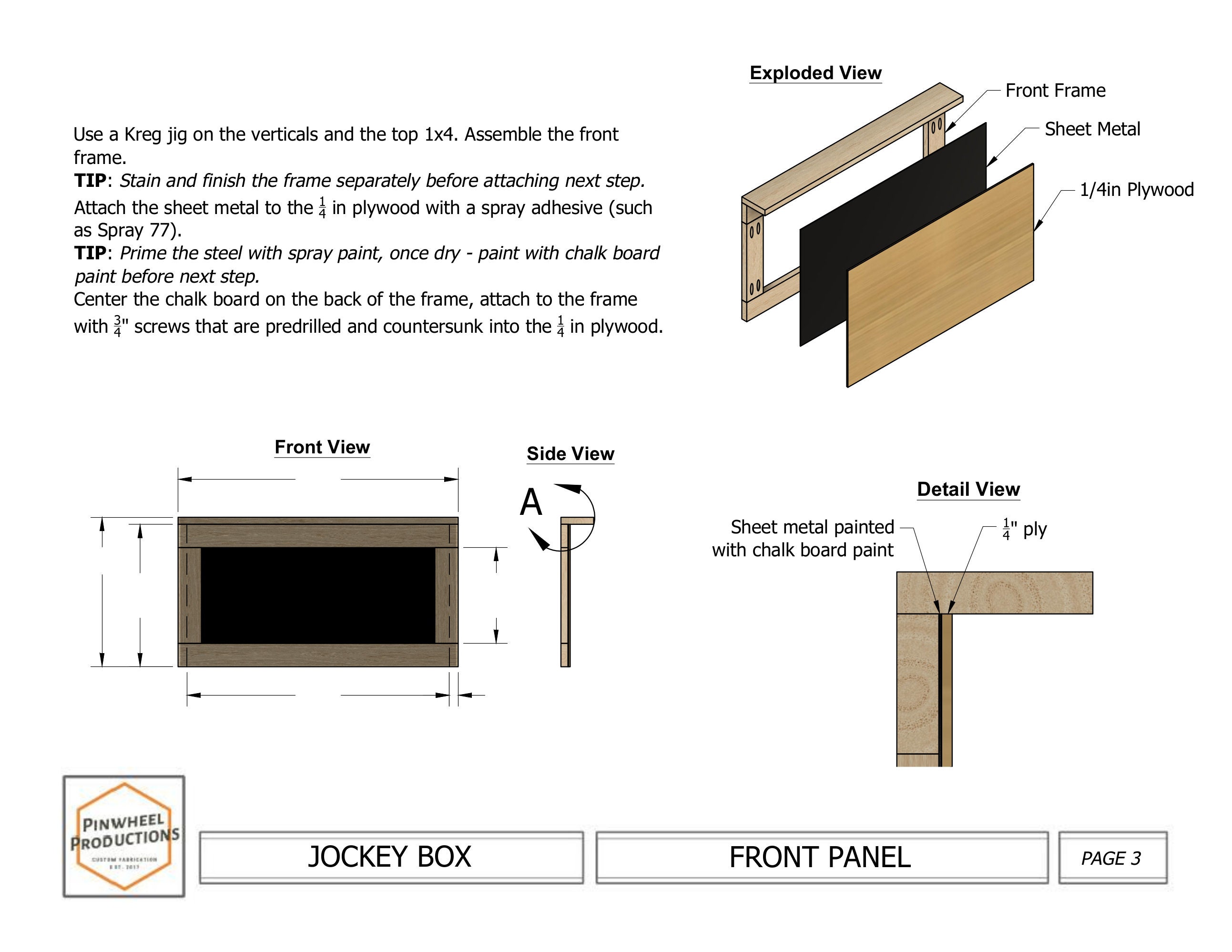 DIY Wood Jockey Box Cover Plans Collapsible Homebrew Etsy