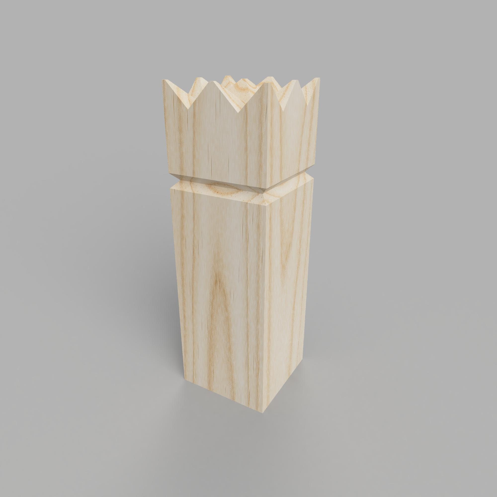 DIY Kubb Set With King Variations Build Plans PDF Plans Etsy