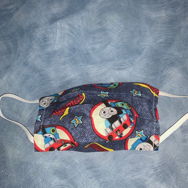 Kids Thomas the tank engine face mask