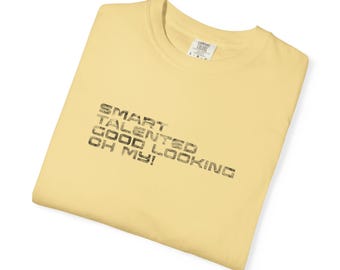 Smart Talented gut aussehende Oh mein TShirt | Retro Pixel Text T-Shirt Geschenke für sie Tshirts