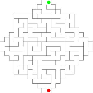 50 Maze Puzzles Book Star Mazes Puzzle KDP Template 8.5x11&quot; KDP Interior Kindle Direct Publishing Printable PDF Interiors Commercial Use