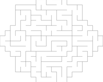 50 Maze Puzzles Book Diamond Mazes Puzzle KDP Template - Etsy