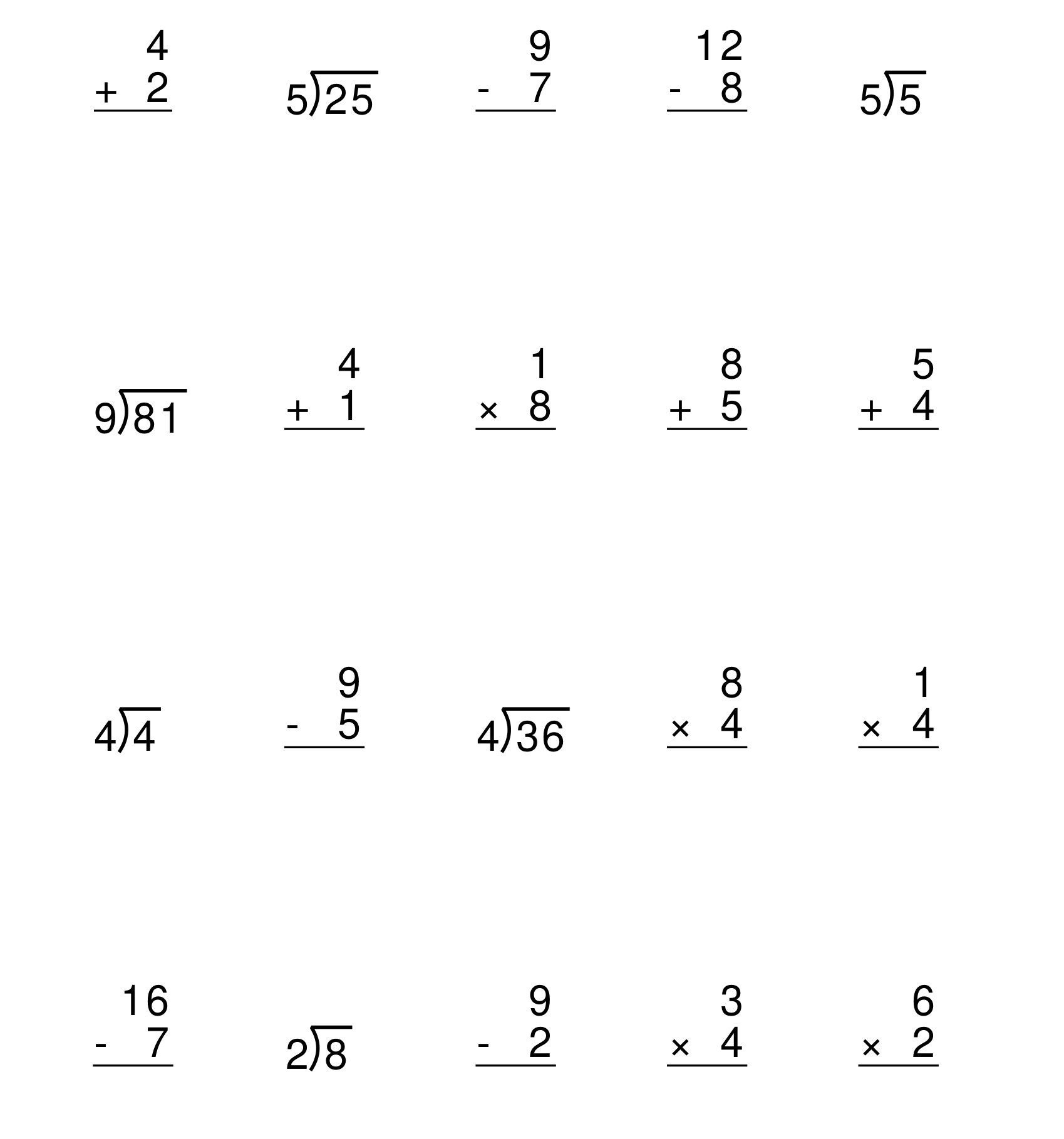 Math Problem Amazon Assessment PLR 1000 Math Problems Amazon KDP Interior Printable Addition ...