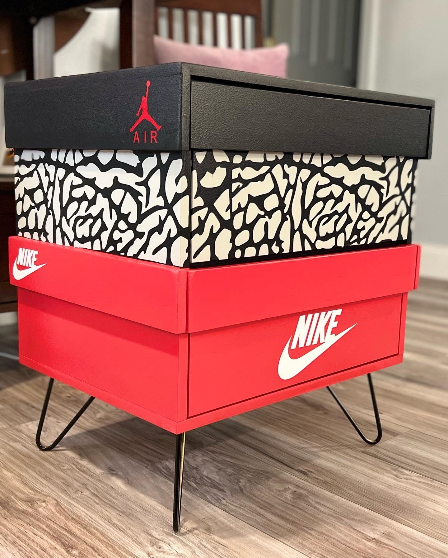 Sneaker Shoebox End Table