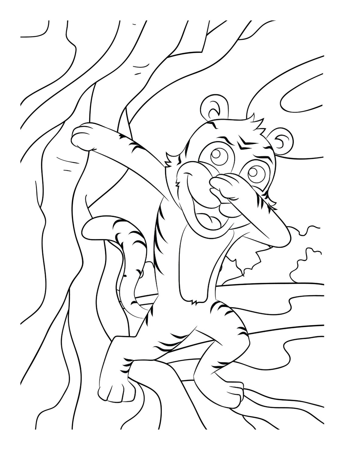 PRINTABLE Dabbing Animals Coloring Book It's A Dance Etsy