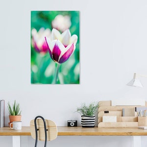 Purple Tulip, Digital Print, Flower Decor, Digital Download, Digital Print, Home Decor, Wall Art, Wall Decor