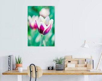 Purple Tulip, Digital Print, Flower Decor, Digital Download, Digital Print, Home Decor, Wall Art, Wall Decor