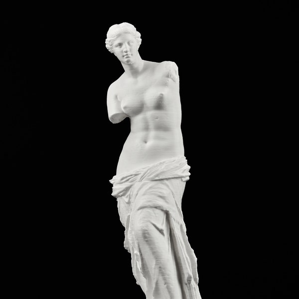 Aphrodite "Venus de Milo" oud Grieks standbeeld 3D-geprinte scan