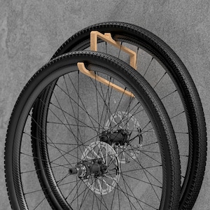 Fahrrad-Rad-Wandhalter Display Halter Kompatibel mit Straßen, Mountainbike und Schotterlaufrädern Bild 2