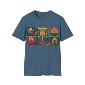 Vintage Tarot Card T-Shirt, Retro Graphic Tee, Mystic Occult Apparel, Unisex Top Shirt, Boho Festival Fashion