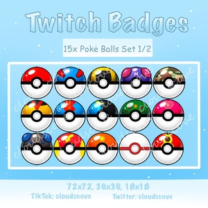 Poki Ball Sub Badges IPokeballsI Twitch Sub Badges -  Portugal