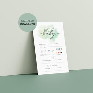 Jeu de devinettes pour baby shower neutre | Vert | Baby shower | Cartes de vœux | Cartes à remplir | Téléchargement numérique | A5