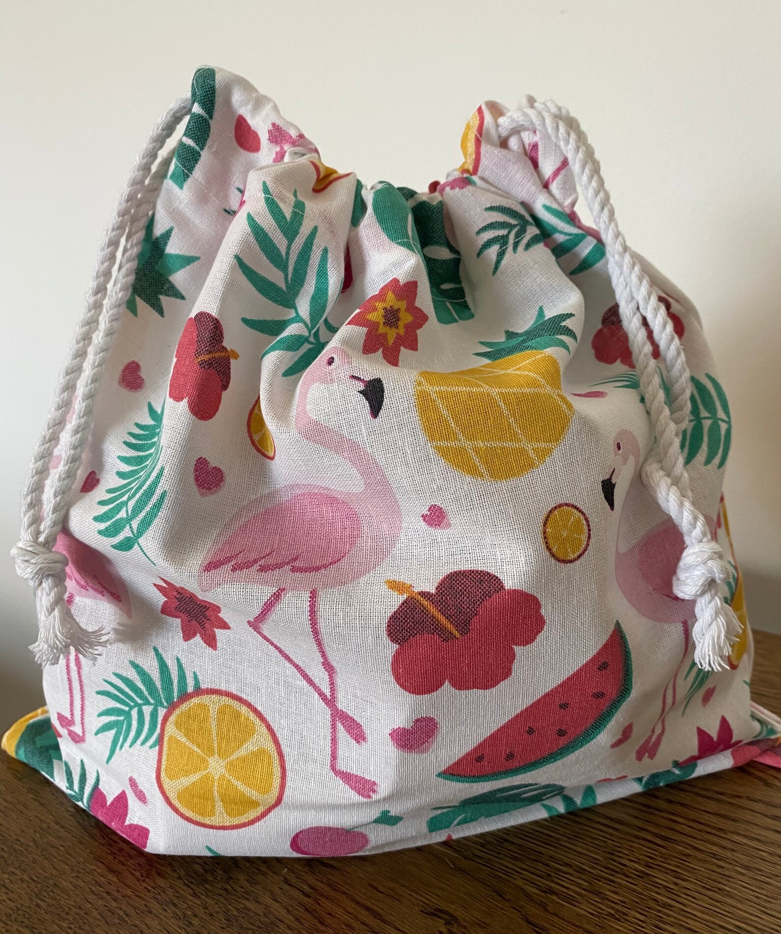 Drawstring library bag I Kindy sheet bag I Toy bag I On Etsy