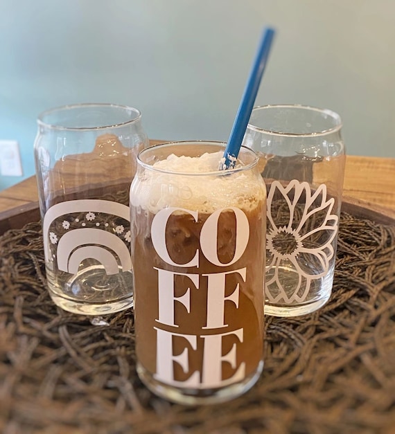 Glass iced coffee tumbler : r/Coffee