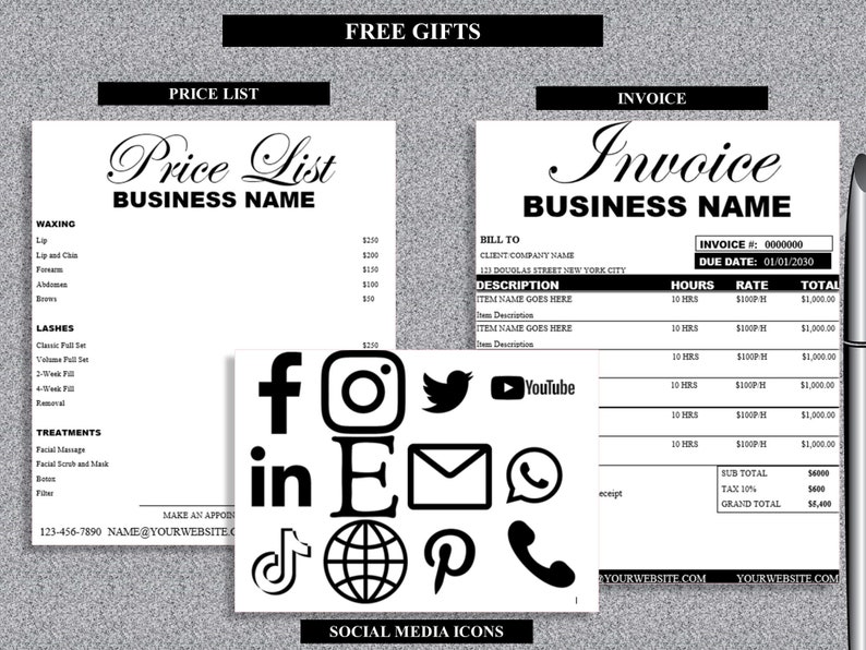 Editable PEN ORDER FORM Printable General Custom Pen Craft Etsy