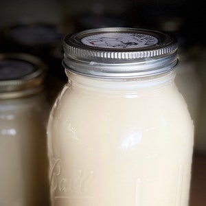 Glass Jars  Grass-fed /finished Tallow