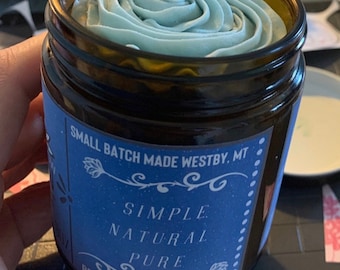 Blue Tansy Tallow Castor oil Whip