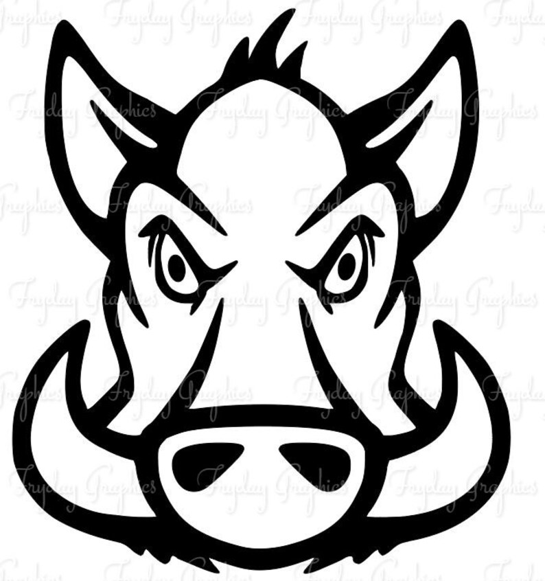 Wild Hog / Hog / Boar / Vinyl / Sticker / Decal / Wild Life Etsy