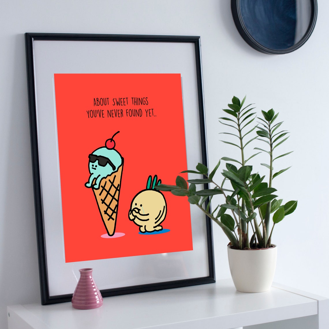 Fun Imprimable Wall Art Cute Kitchen Wall Art Sweet | Etsy