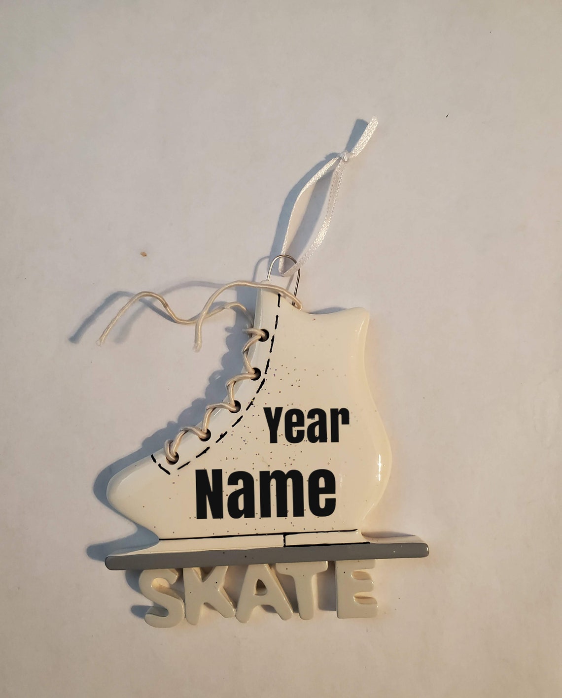 Personalized Ice Skating Christmas Ornament Skating Etsy