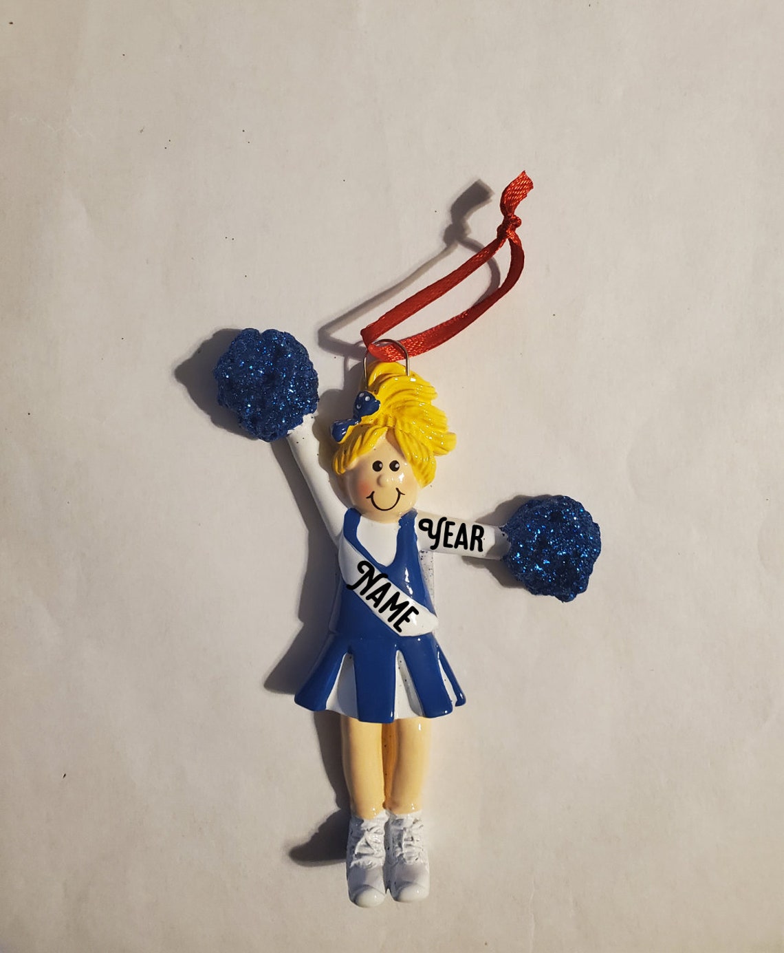 Cheerleader Christmas Ornament 