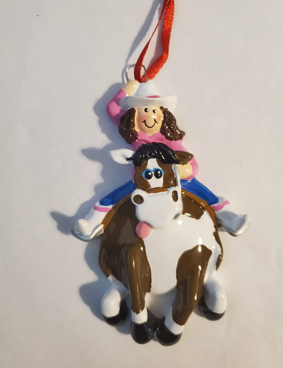 Personalized Cowgirl Christmas Ornament, Perfect Ornament for Cowgirls ...