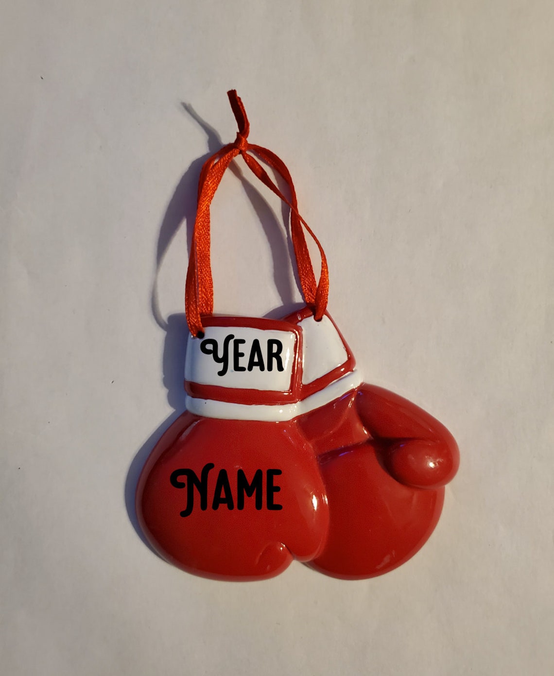 Personalized Boxing Gloves Christmas Ornament Ornaments for Etsy