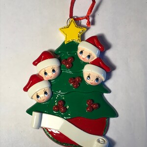 Personalized Christmas Family of 4