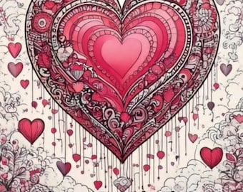 Lovers Lane: Valentine's Day Coloring Book