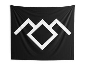 Twin Peaks Black Lodge logo Tapestry