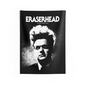 ERASERHEAD Tapestry | Flag, 80&#39;s Horror, Slasher Film, Cult Movie, Punk, David Lynch