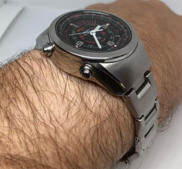 Seiko 6M26-6020 Chronograph Vintage Quartz Mens Watch