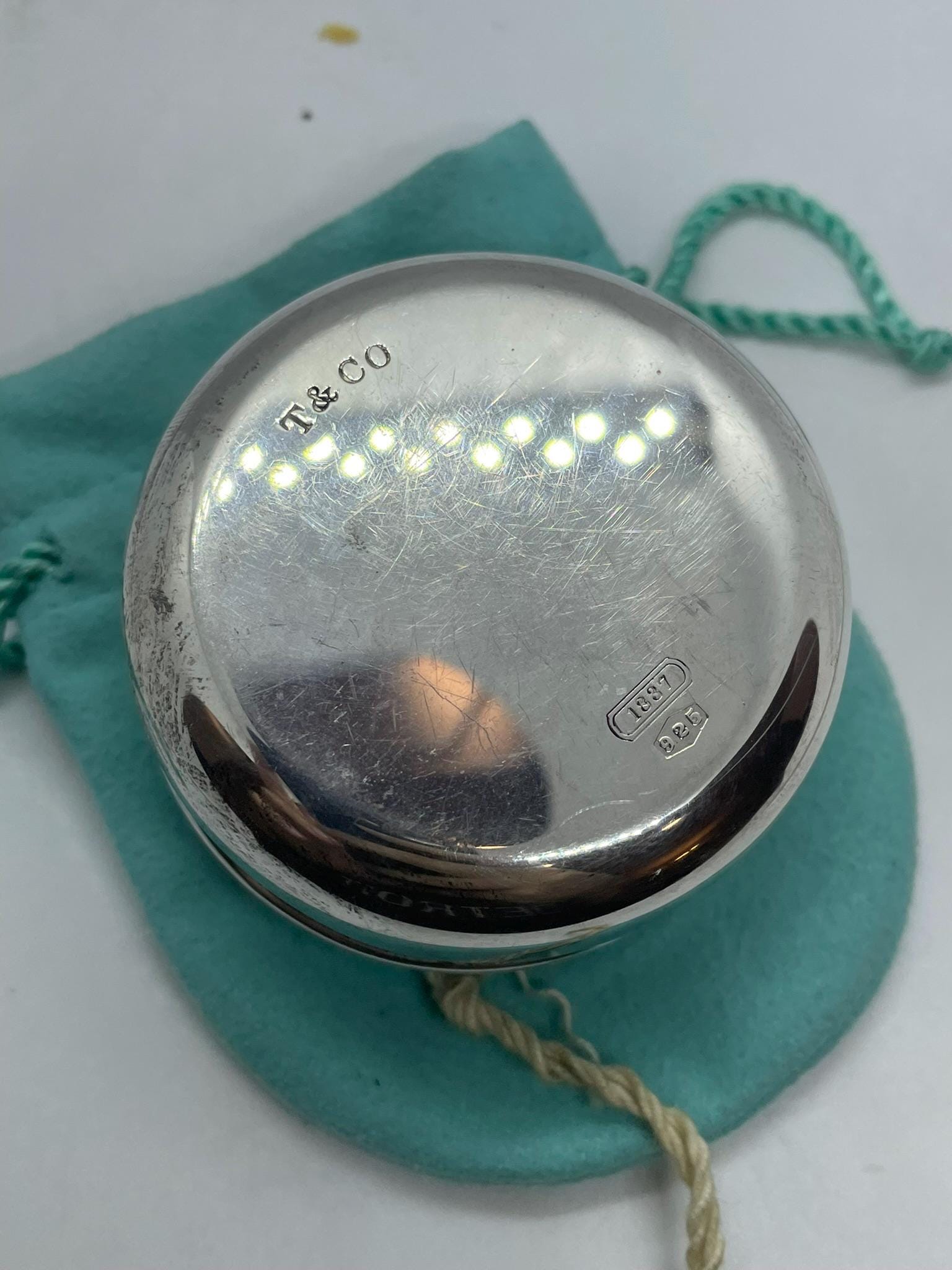 Vintage 1837 Tiffany & Co. Sterling Silver 925 Yoyo No Mono