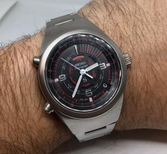 Seiko 6M26-6020 Chronograph Vintage Quartz Mens Watch Seiko 6M26-6020 Chronograph Vintage Quartz Mens Watch