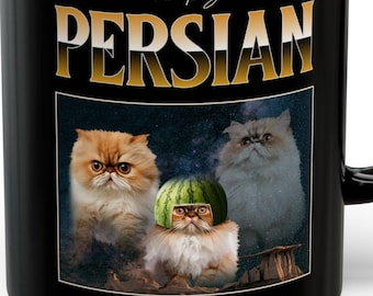 Einfach persisch! Lustige Wassermelonen Katze Tasse 11oz