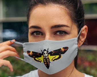 Silence Of The Lambs Moth Facemask Halloween