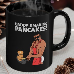 Papa macht Pfannkuchen! Lustiger Pfannkuchen Becher 11 Unzen Faschingsdienstag Geschenke