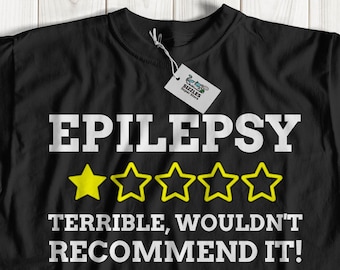 T-shirt unisex funny epilepsy / epilettico seizure shirt / Epilepsy Gift Ideas