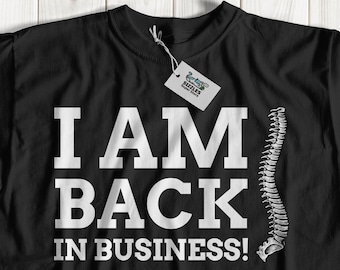Unisex Funny Spinal Surgery T-Shirt | Spine Operation Gifts | Scoliosis Gift Ideas | Spinal Fusion Shirt | Back Recovery Present