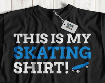 Maglietta unisex divertente da skater, magliette da skater, maglietta da skateboard, idee regalo per skater, regali per skater