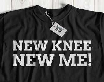 Unisex Funny Knee Surgery T-Shirt | Koszulka na wymianę stawu kolanowego | Pomysły na prezenty dla osób z zapaleniem stawów | Prezenty na sztuczne kolano | Prezent na artroplastykę