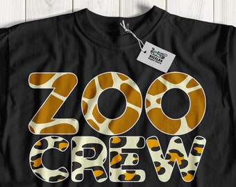 Unisex Funny Zoo Crew T-Shirt | Zoo Birthday Party Shirt, Zoology Gifts & Zoologist Shirts