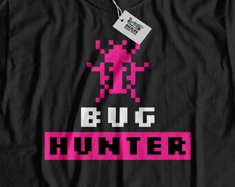 Bug Hunter Coder Gift Unisex Funny Coding T-Shirt | Computer Programmer Shirt | Software Developer Gifts