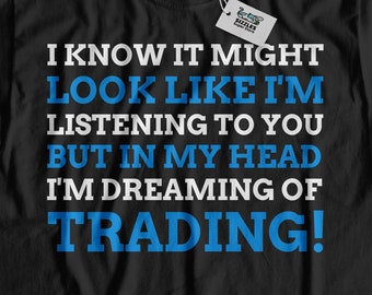 Unisex Funny Stock Trading T-Shirt, Gifts For Traders, Trading Crypto ShirtBaseball Card Trading Gift, Comic Book Trader, Stamp Top
